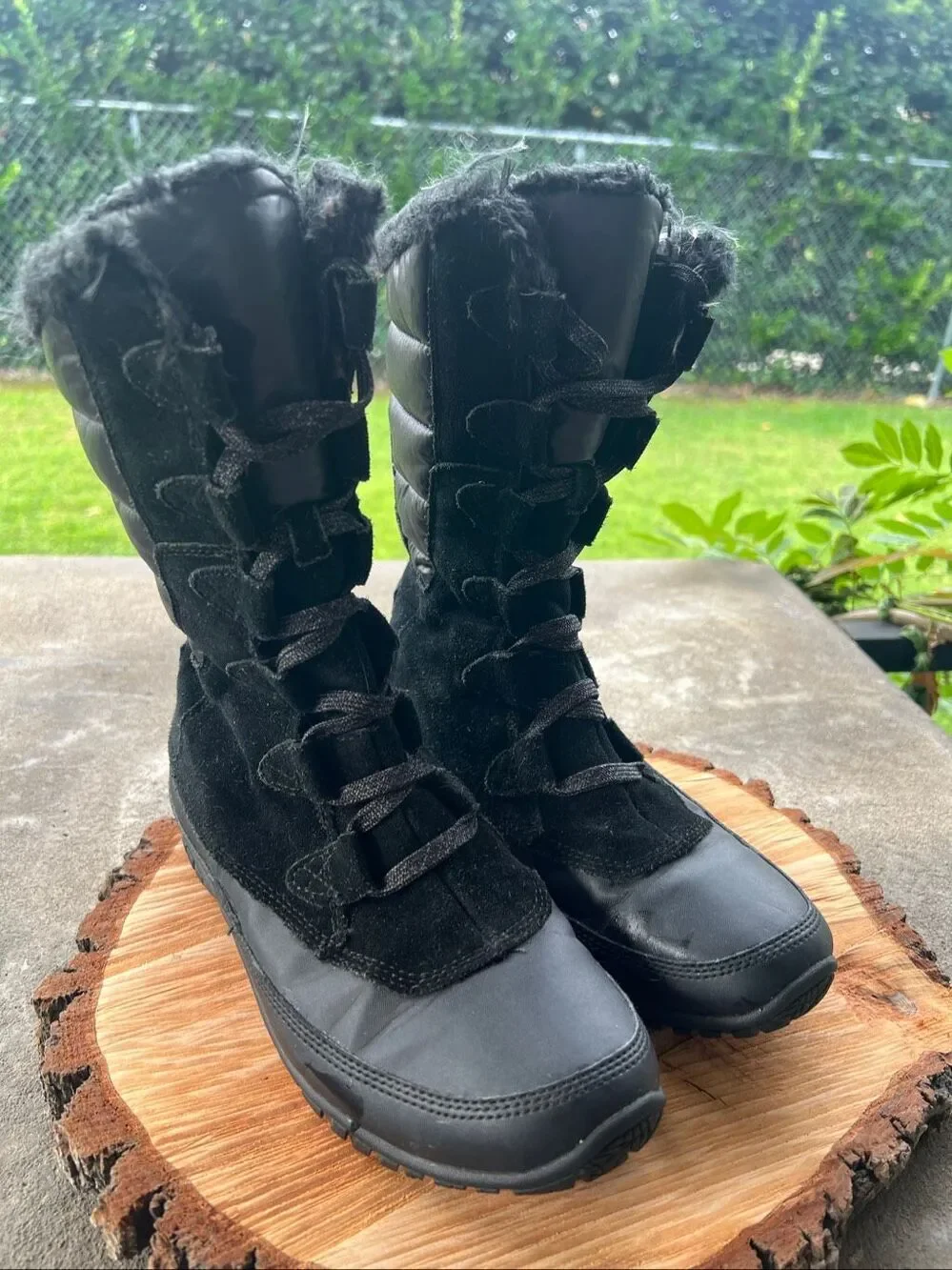 THE NORTH FACE NUPTSE PURNA BOOT Black WOMEN'S Size 6.5